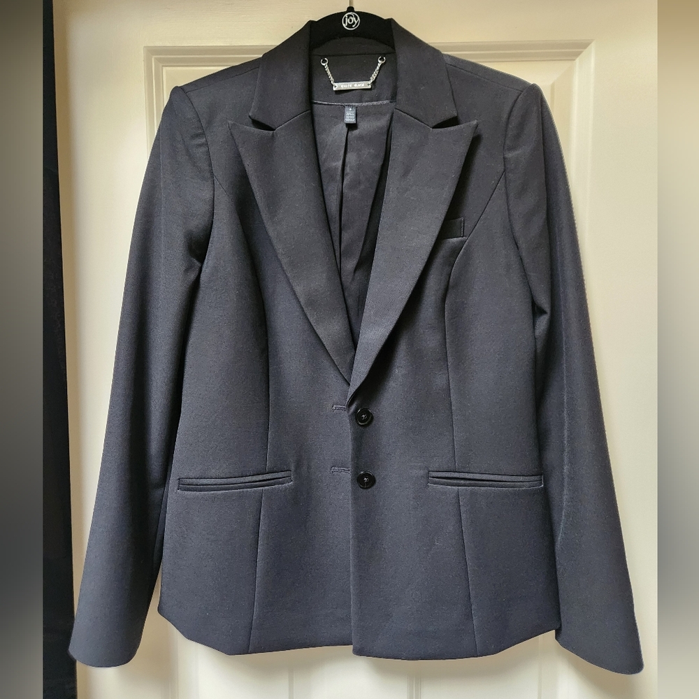 White House Black Market Women's Black Blazer, Size 4